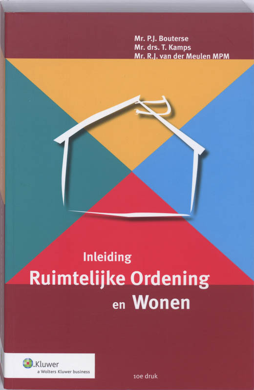 Omslag van Inleiding ruimtelijke ordening en wonen