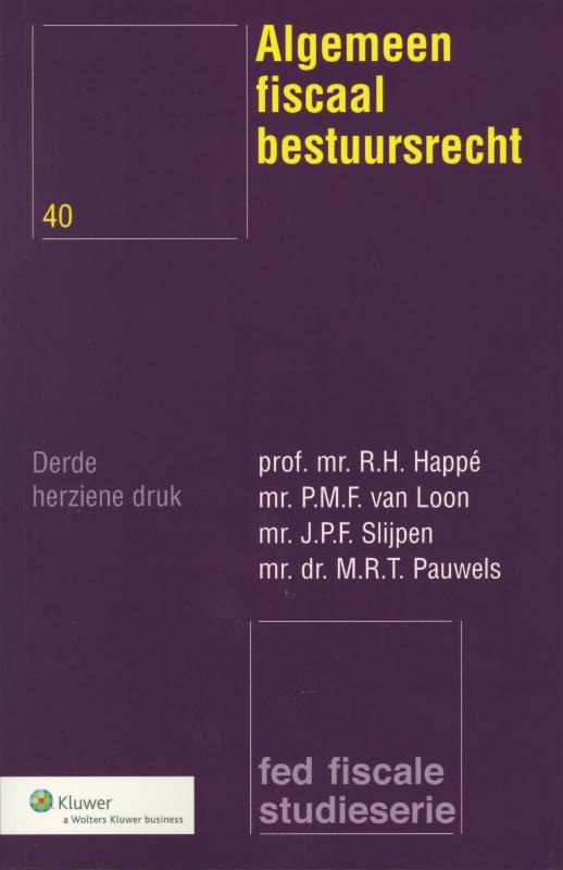Omslag van Algemeen fiscaal bestuursrecht
