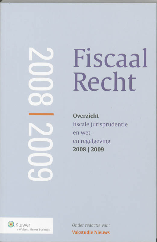 Omslag van Fiscaal Recht 2008/2009