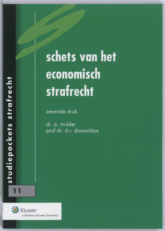 Omslag van Schets van het economisch strafrecht