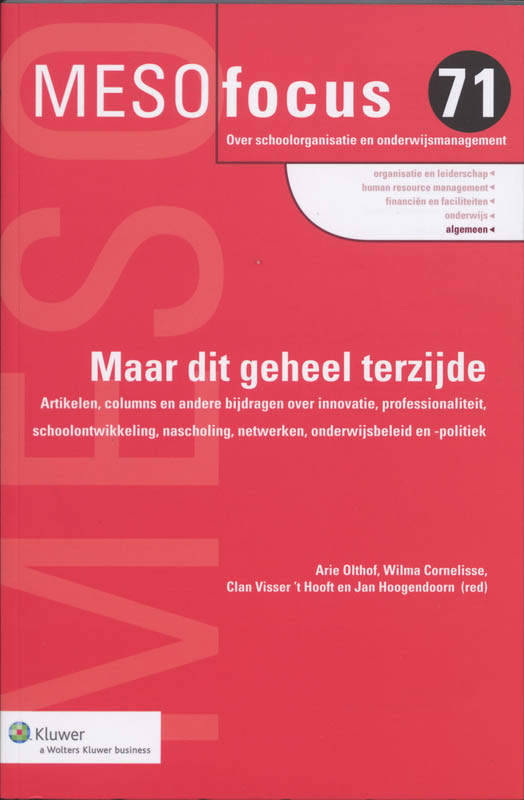 Omslag van Maar dit geheel terzijde