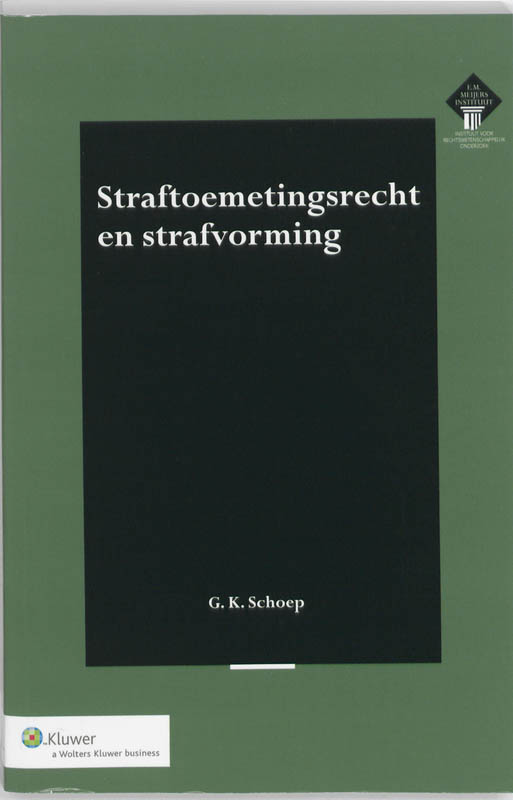 Omslag van Straftoemetingsrecht en strafvorming