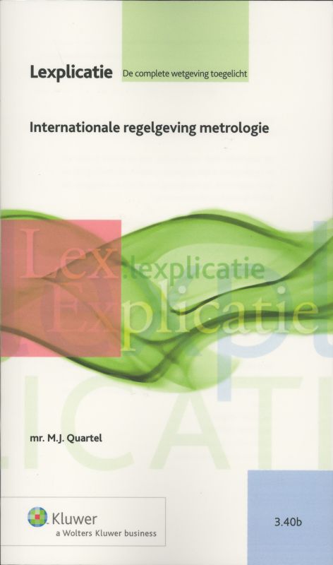 Omslag van Internationale regelgeving metrologie