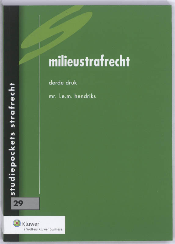 Omslag van Milieustrafrecht