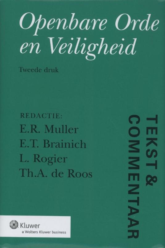Omslag van Tekst & Commentaar: Openbare Orde en Veiligheid, 2e druk