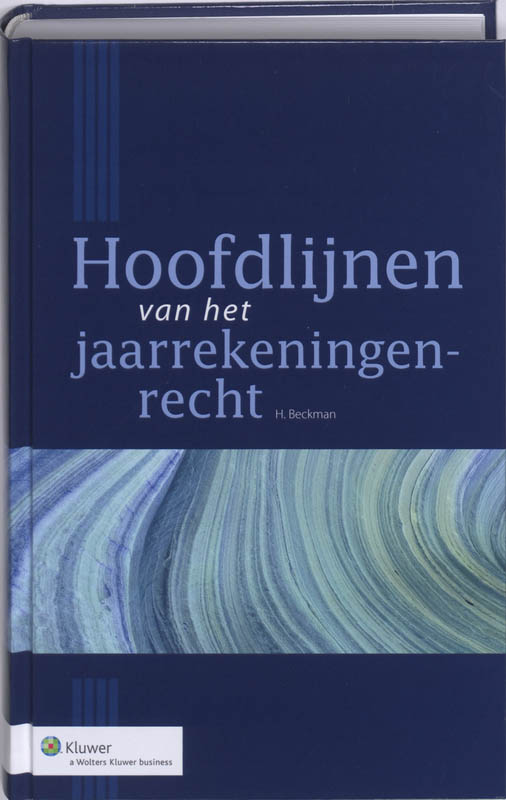 Omslag van Hoofdlijnen van het jaarrekeningenrecht