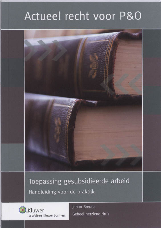 Omslag van Toepassing gesusidieerde arbeid