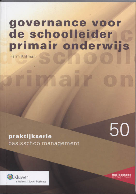 Omslag van Governance voor de schoolleider primair onderwijs