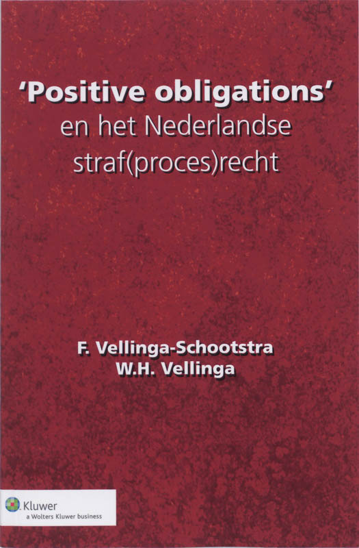 Omslag van Positive obligations en het Nederlandse straf(proces)recht