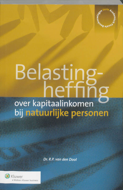 Omslag van Belastingheffing over kapitaalinkomen bij natuurlijke personen