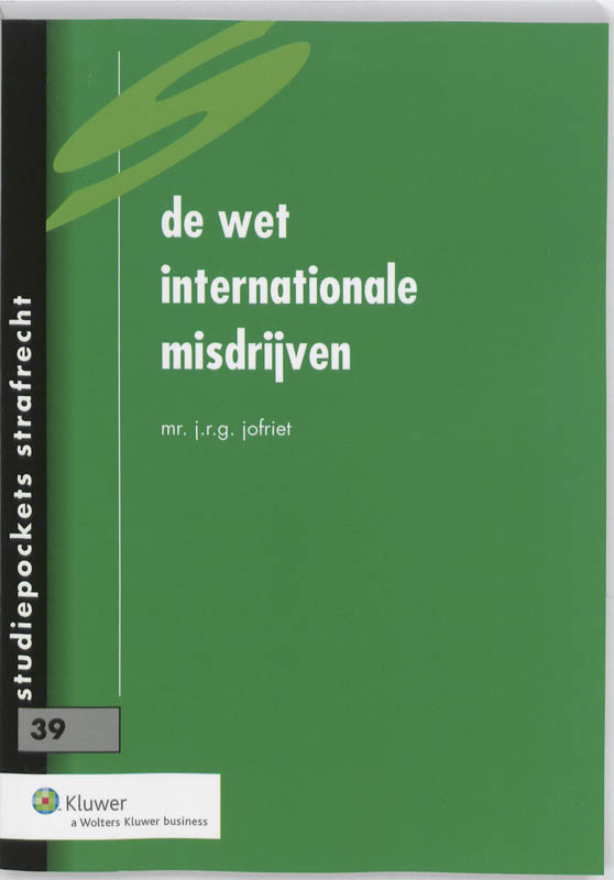 Omslag van De Wet internationale misdrijven