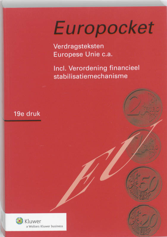 Omslag van Verdragsteksten Europese Unie c.a. incl. erordening financieel stabilisatiemechanisme