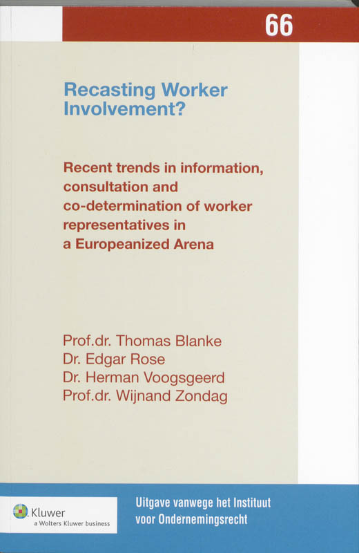 Omslag van Recasting worker involvement