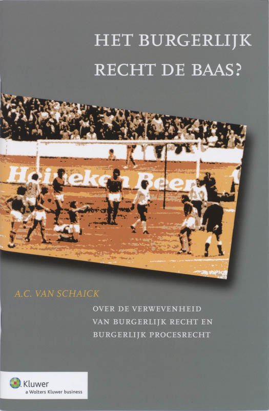 Omslag van Het burgerlijk recht de baas?