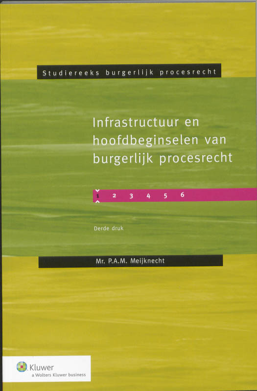 Omslag van Infrastructuur en hoofdbeginselen van burgerlijk procesrecht