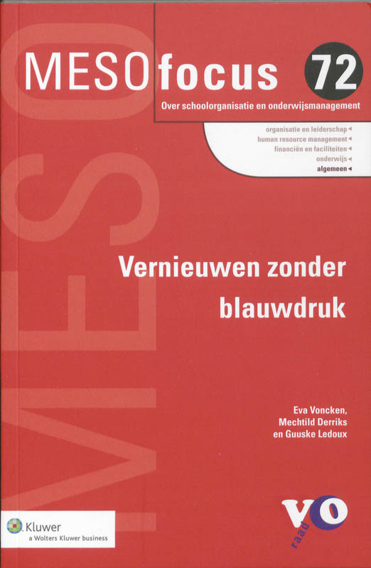 Omslag van Vernieuwen zonder blauwdruk