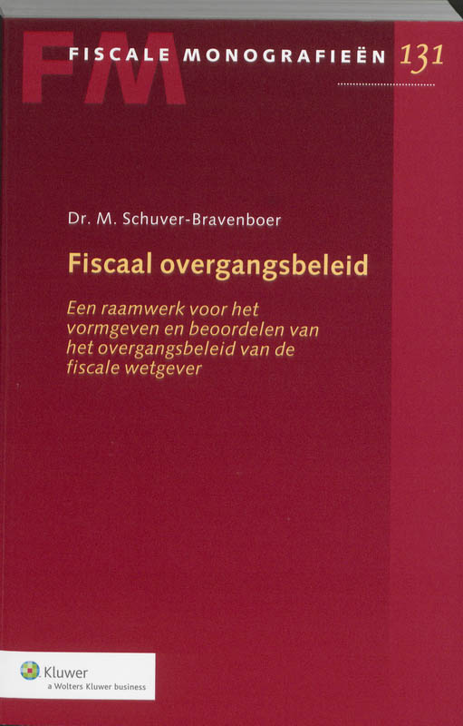 Omslag van Fiscaal onvergangsbeleid