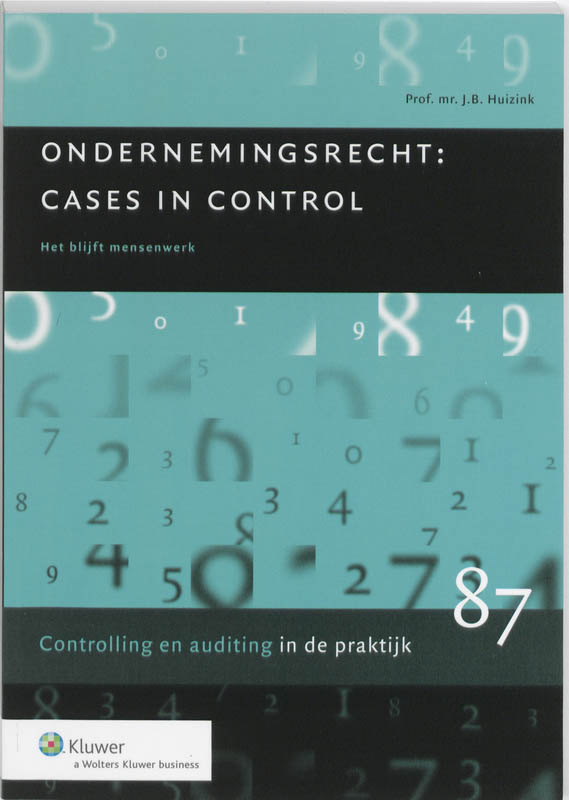 Omslag van Ondernemingsrecht: cases in control