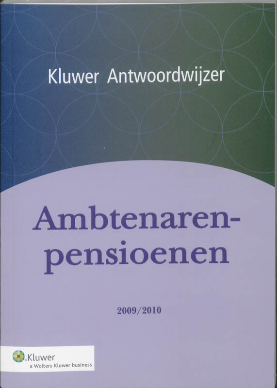Omslag van Antwoordwijzer Ambtenarenpensioenen 2009-2010