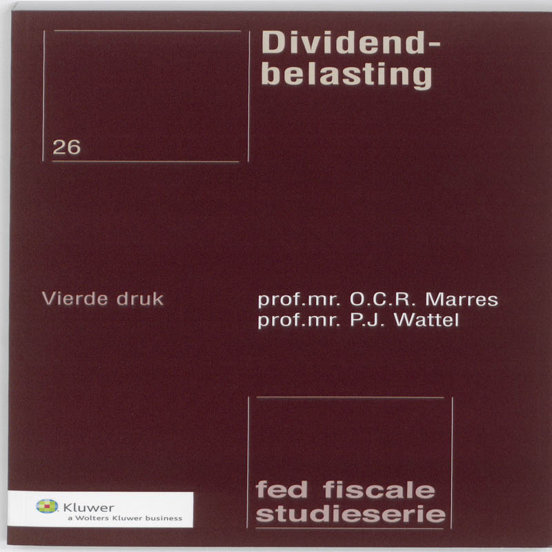 Omslag van Dividendbelasting