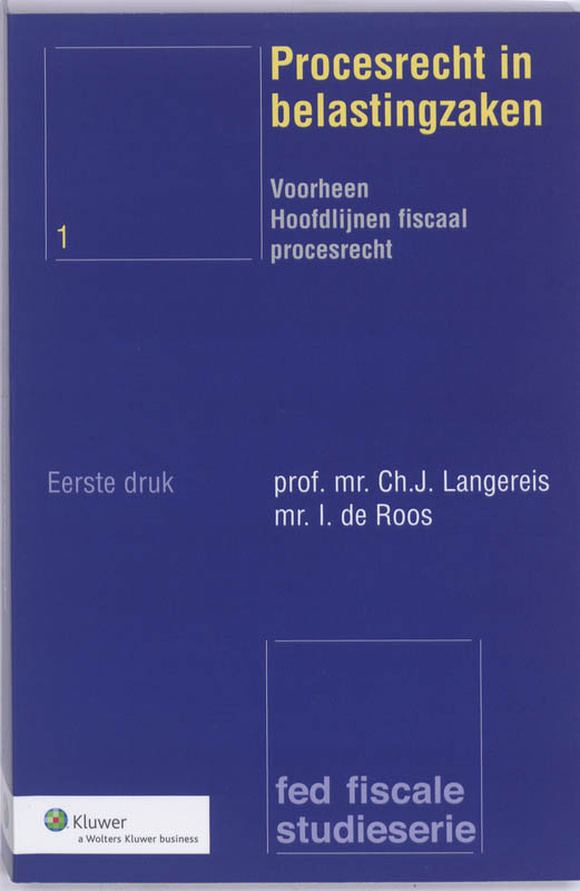 Omslag van Procesrecht in belastingzaken