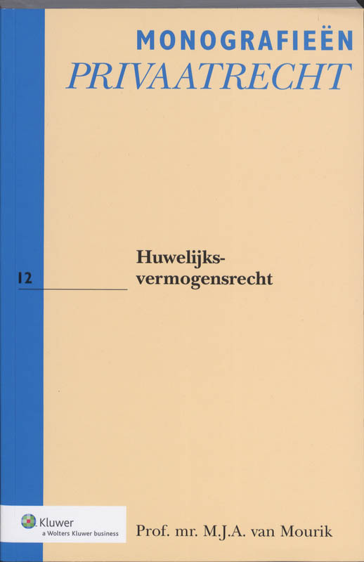 Omslag van Huwelijksvermogensrecht