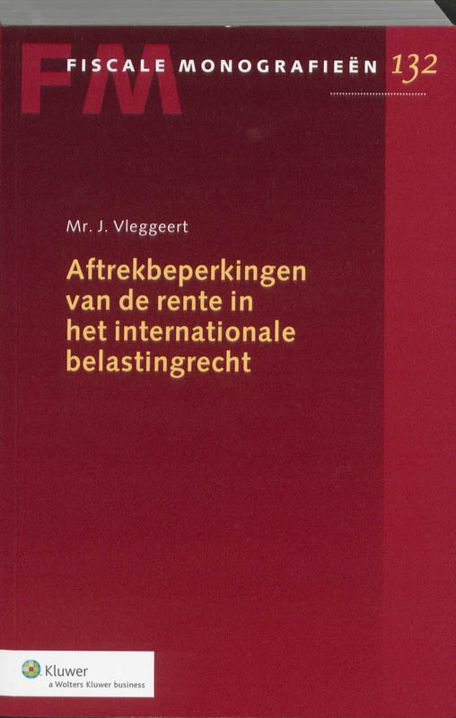 Omslag van Aftrekbeperkingen van de rente in het internationale belastingrecht