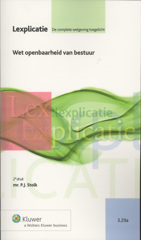 Omslag van Wet openbaarheid van bestuur