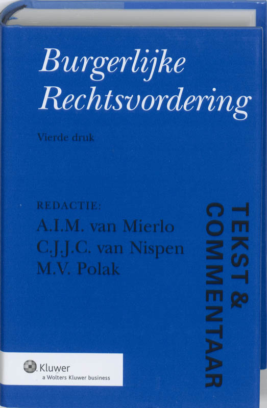 Omslag van Burgerlijke Rechtsvordering