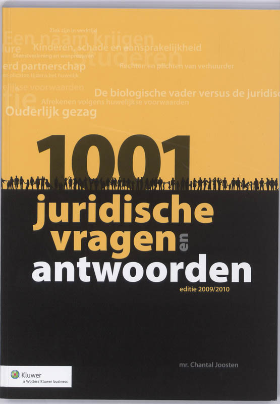 Omslag van 1001 Juridische vragen en antwoorden