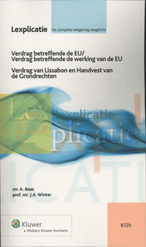 Omslag van Verdrag betreffende de Europese Unie/Verdrag tot oprichting van de Europese Gemeenschap/Verdrag van Amsterdam/Verdrag van Nice II