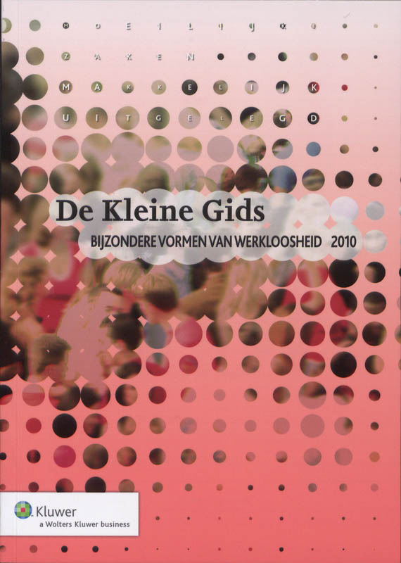 Omslag van De Kleine Gids Bijzondere vormen van werkloosheid 2010