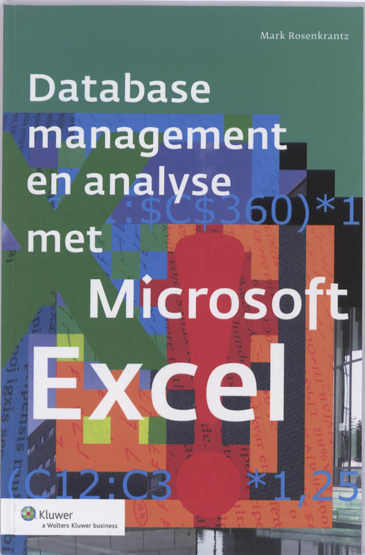 Omslag van Database management en analyses met Microsoft Excel