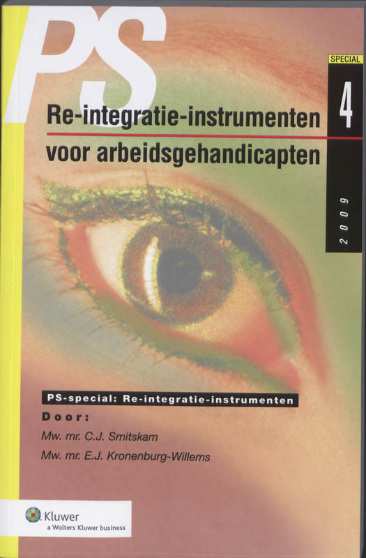 Omslag van Re-integratie-instrumenten voor arbeidsgehandicapten