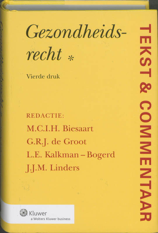 Omslag van Gezondheidsrecht