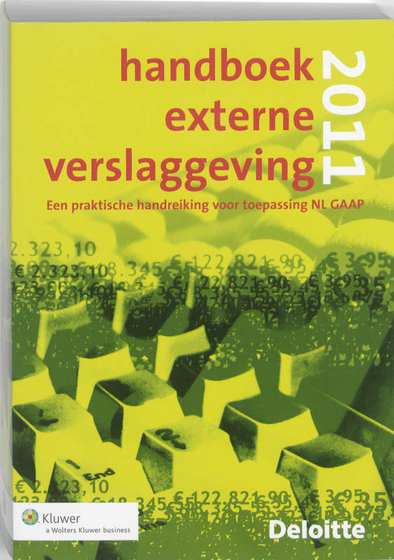 Omslag van Handboek Externe Verslaggeving 2011