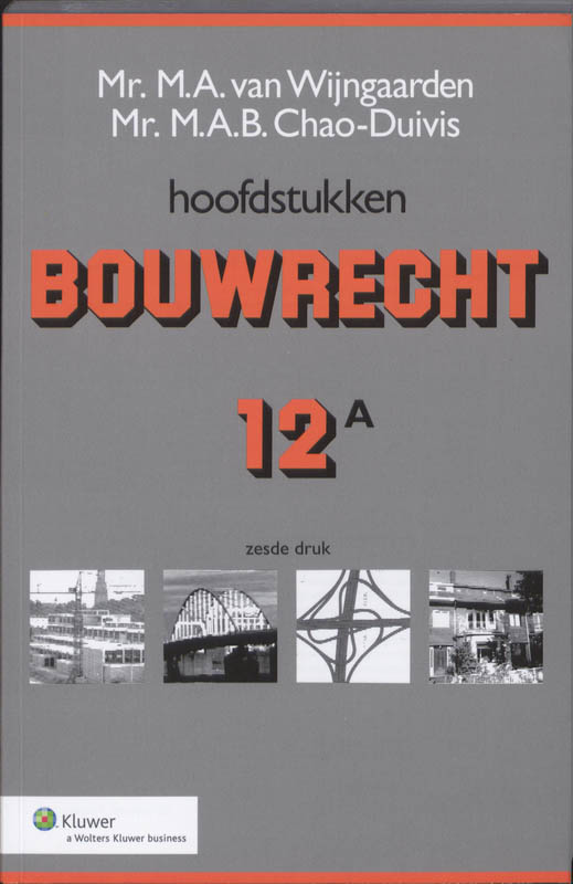 Omslag van Hoofdstukken Bouwrecht 12A