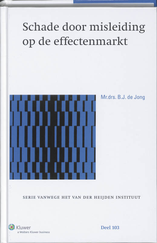 Omslag van Schade door misleiding op de effectenmarkt
