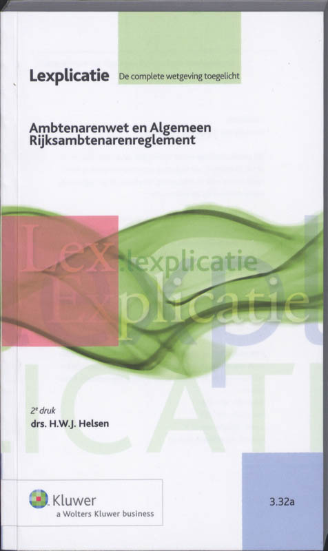 Omslag van Ambtenarenwet en Algemeen Rijksambtenarenreglement