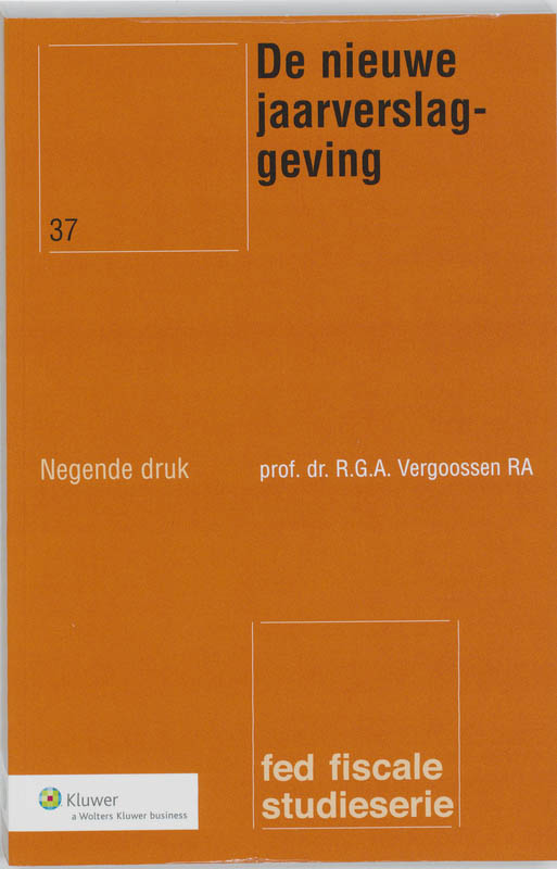 Omslag van De nieuwe jaarverslaggeving