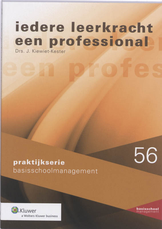 Omslag van Iedere leerkracht een professional