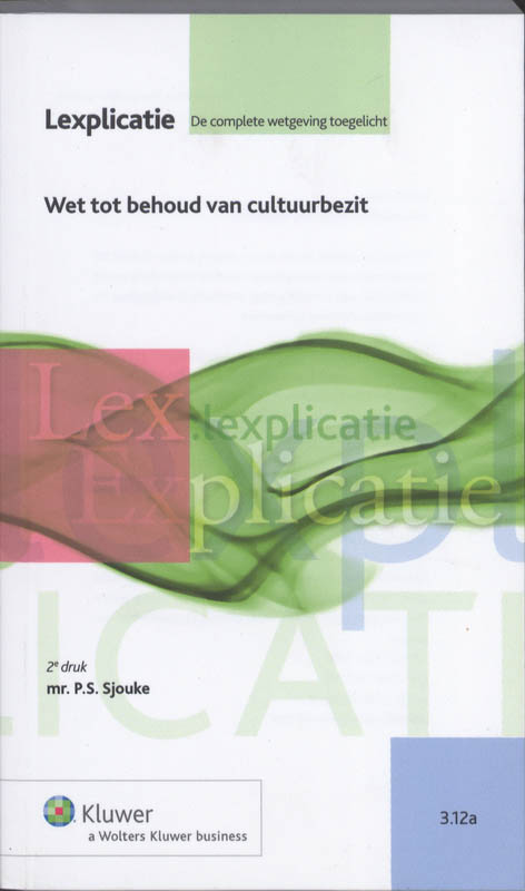 Omslag van Wet tot behoud van cultuurbezit