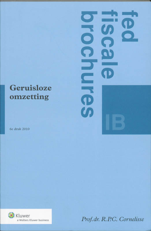 Omslag van Geruisloze omzetting