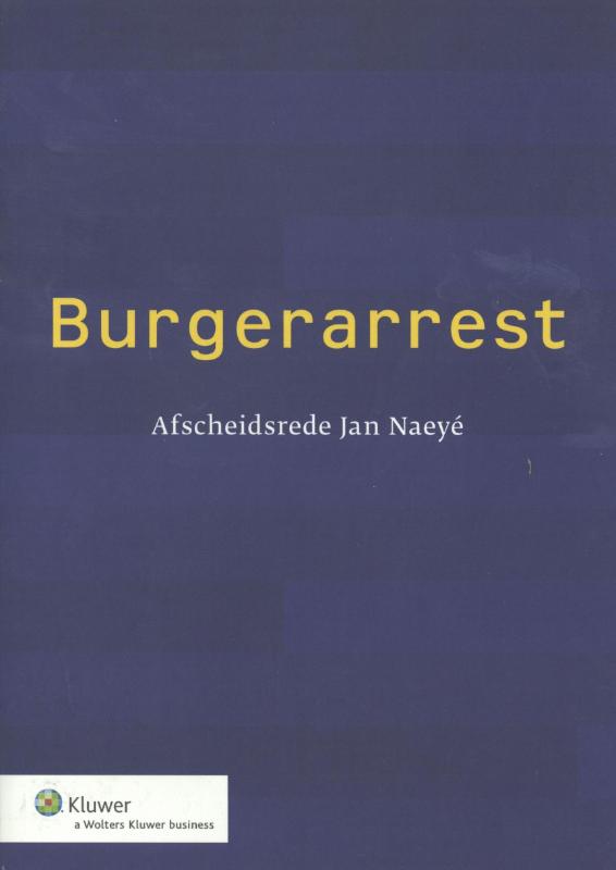 Omslag van Burgerarrest