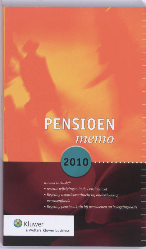 Omslag van Pensioenmemo