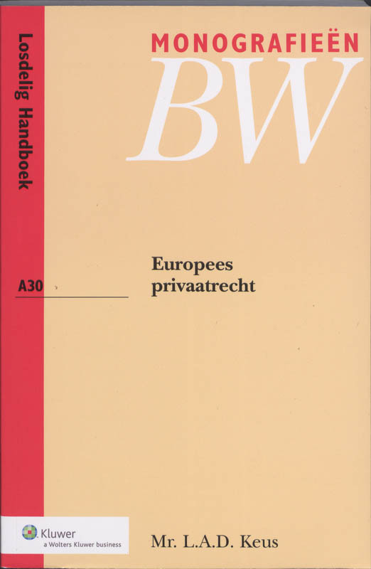 Omslag van Europees Privaatrecht