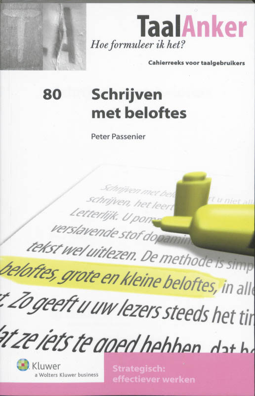 Omslag van Schrijven met beloftes
