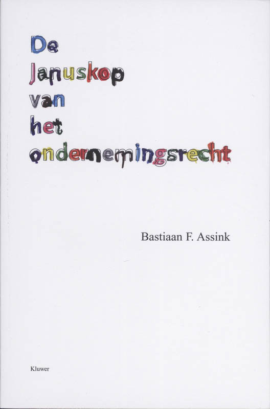 Omslag van De Januskop van het ondernemingsrecht