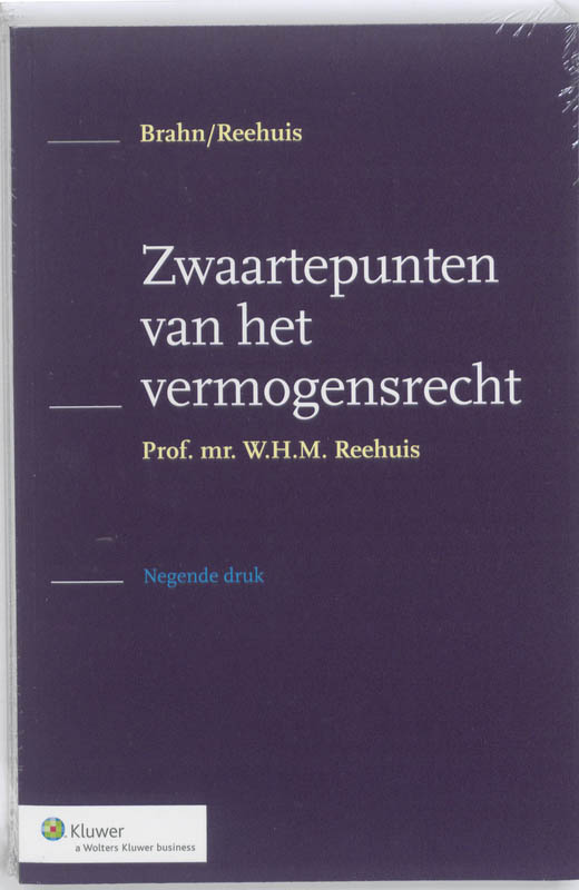 Omslag van Zwaartepunten van het vermogensrecht