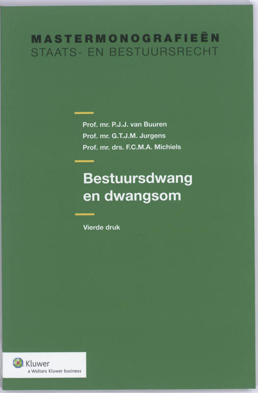 Omslag van Bestuursdwang en dwangsom